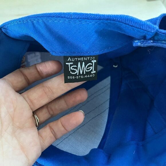 Nascar USG Racing Snapback Hat Cap Dad Men Gift Blue White Stripe - Picture 11 of 12